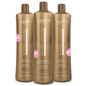 Kit Brushing Progresivo BRASIL CACAU de 3 Pasos en Beauty Supply