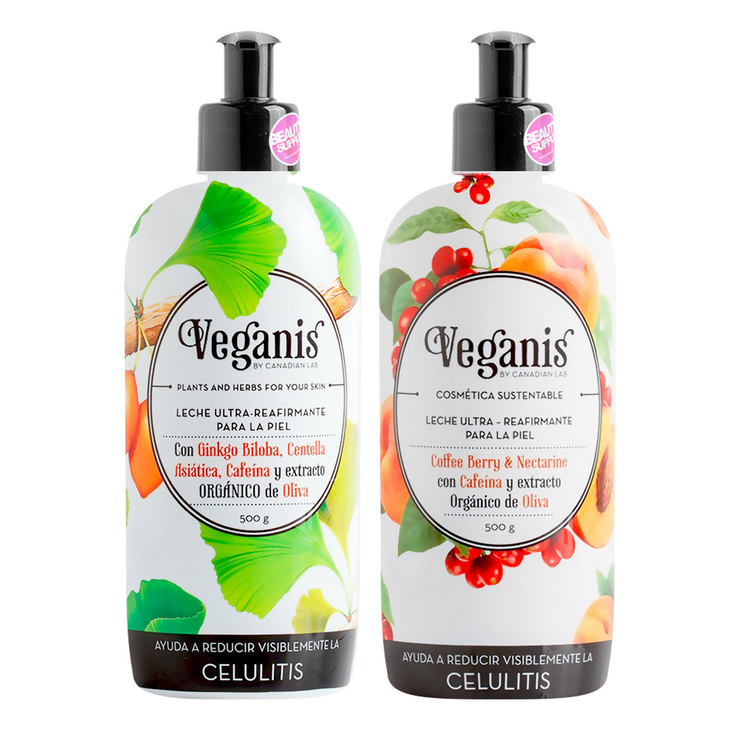 Pack De Cremas o Leches Veganas Veganis 500gr en Beauty Supply