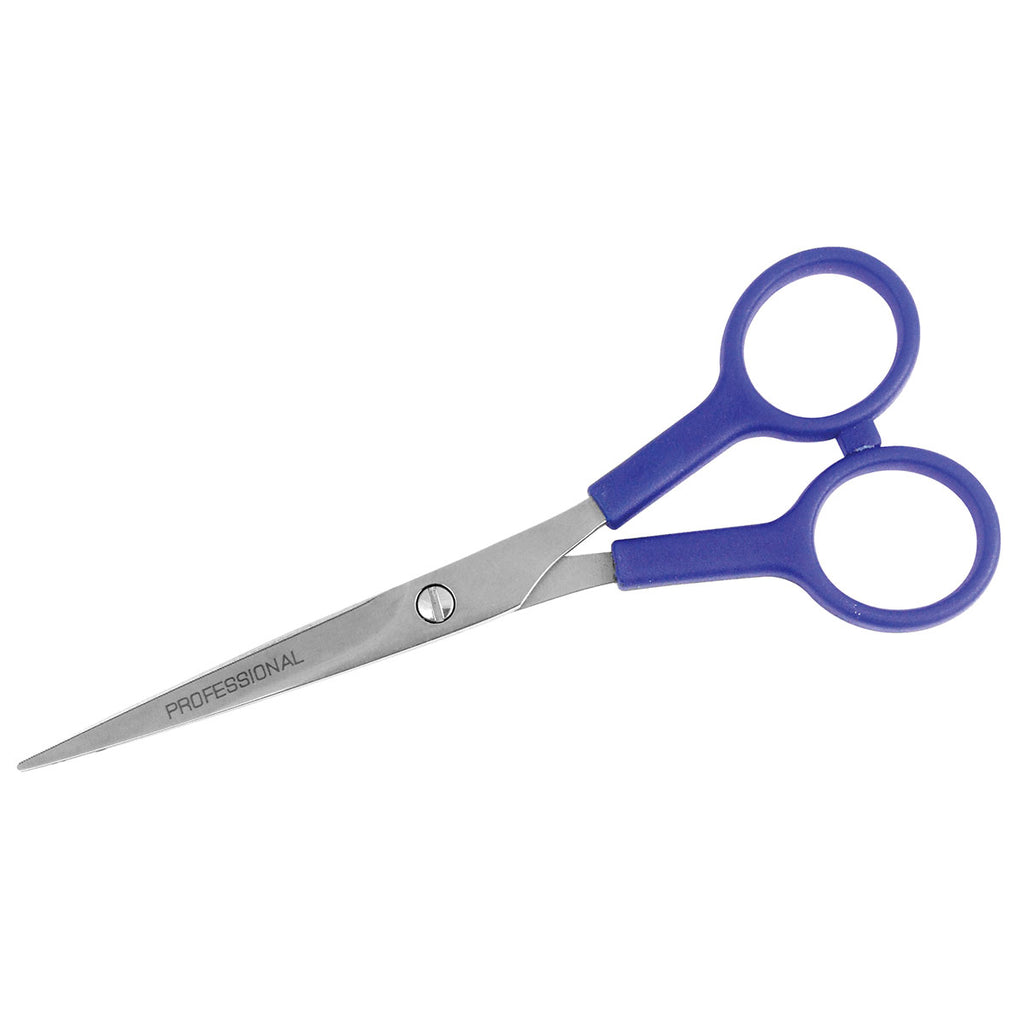 TIJERA SOLINGEN PROFESIONAL FU-MEI MICRODENTADA AZUL 6" en Beauty Supply