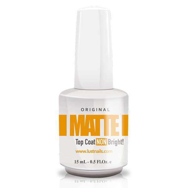 MATTE Top Coat Nail Lacquer Lustnails 15ML en Beauty Supply